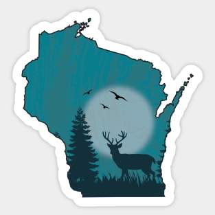 Wisconsin Deer Hunting Sticker